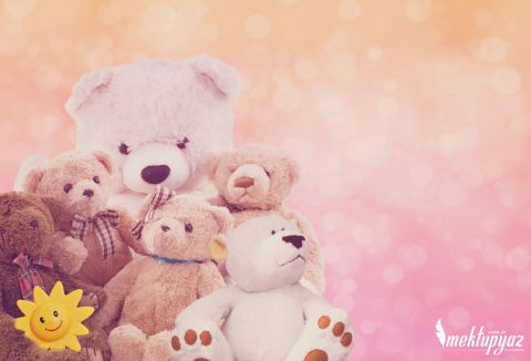 Pembe peluş ayıcıklar