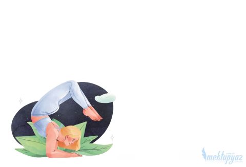 Yoga Yapan Kız logosuz