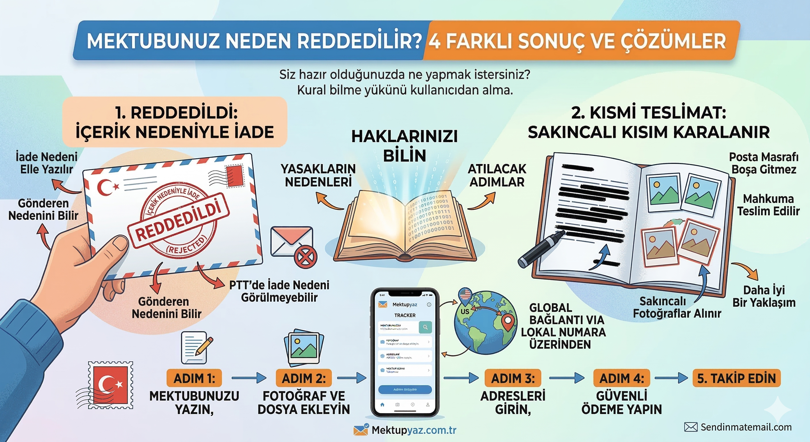 Cezaevi Tarafından Reddedilen Mektuplara Ne Olur? (4 Kritik Senaryo)